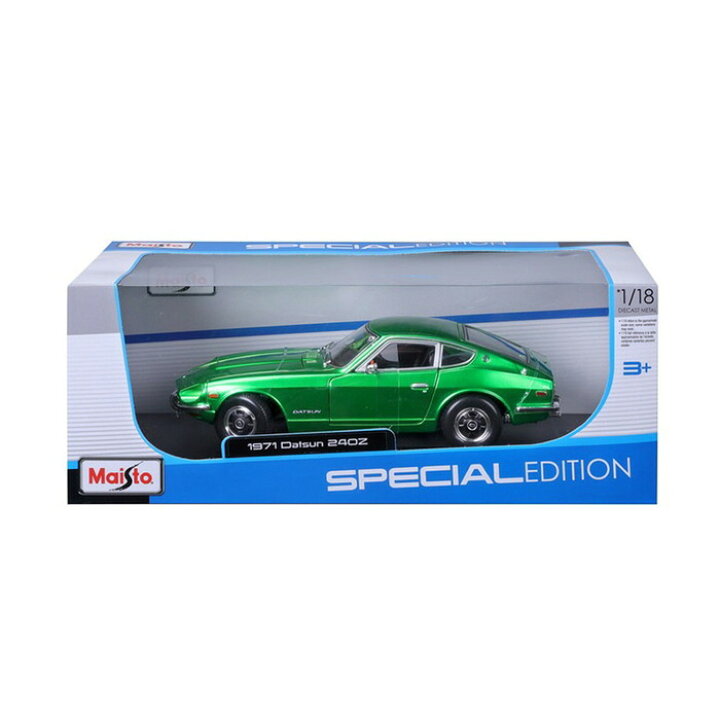楽天市場】ミニカー 1/18 スケール NISSAN 1971 ダットサン 240Z 