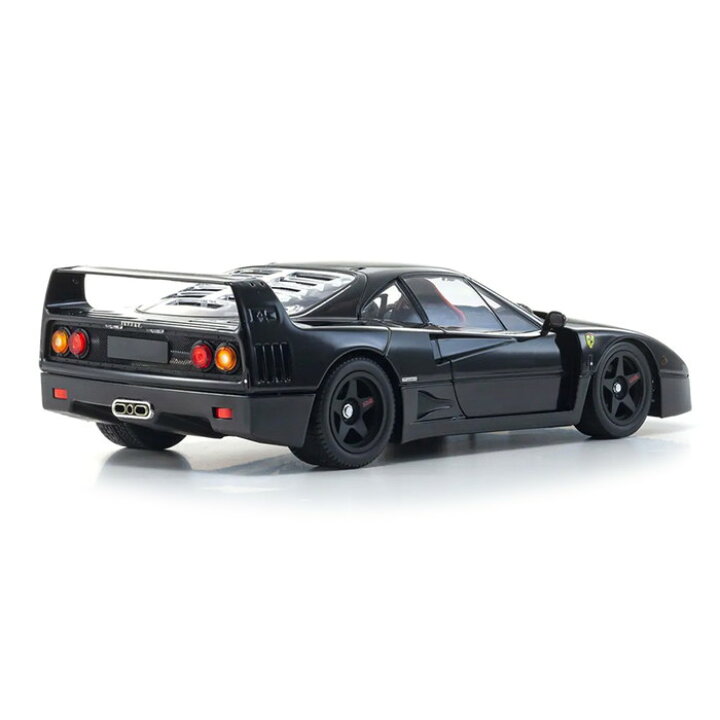 楽天市場】ミニカー 1/18 フェラーリ F40 ブラック 京商 ダイキャスト  
