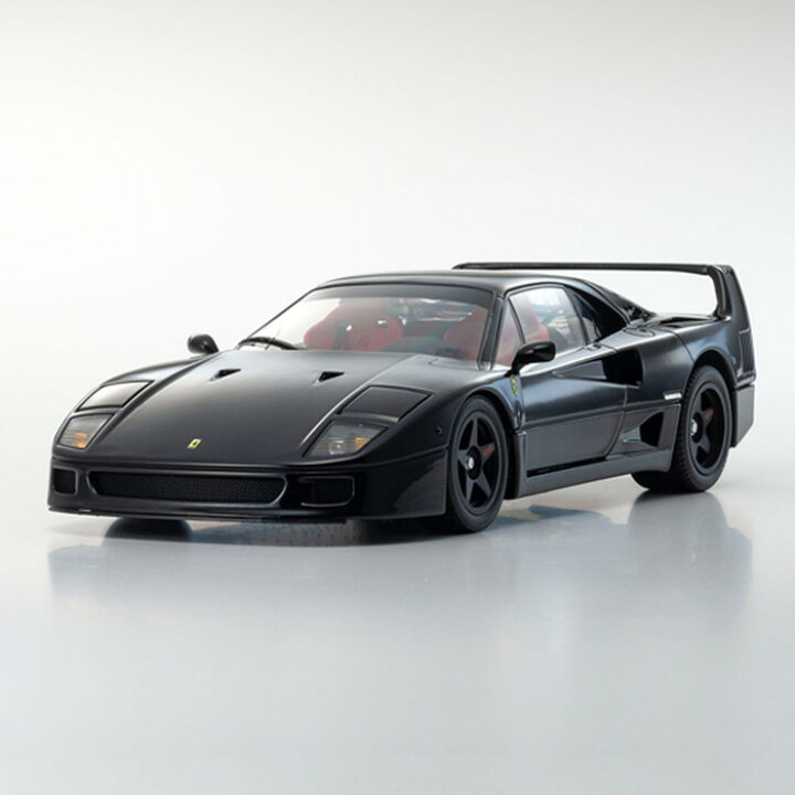 楽天市場】ミニカー 1/18 フェラーリ F40 ブラック 京商 ダイキャスト  