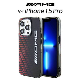 父の日ギフト iPhone 15 Pro ケース AMG iPhone15Pro カバー スマホケース ブランド メルセデスベンツ エーエムジー ダブルレイヤー 背面ケース おしゃれ メンズ ブラック