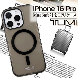 iPhone16 P[X TUMI  MagSafeΉ NAP[X  X[N ϏՌ TPU Obv ₷  uh   ACtH16 Jo[ X}zP[X rWlX ubN