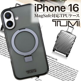 iPhone16 ケース TUMI 公式 MagSafe対応 リング付き スタンド機能 耐衝撃 TPUフレーム 高級 ブランド おしゃれ かっこいい クリア ブラック アイフォン16Pro カバー スマホケース ビジネス スマホカバー 16ProMax トゥミ チャーリークロフォード