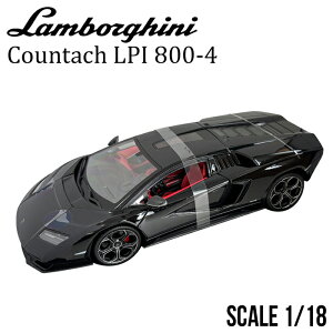 �~�j�J�[ �����i 1/18 �����{���M�[�j �J�E���^�b�N LPI 800-4 �u���b�N lamborghini �l�C ��