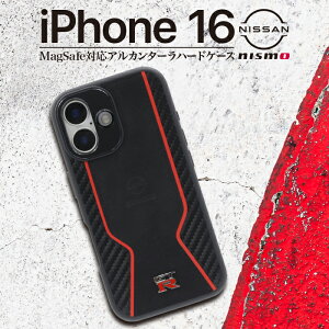 iPhone16 P[X NISMO GT-R MagsafeΉ CX[d Y jX jbT NISSAN Ռz ϏՌ I[v^ ACtH16 CZX