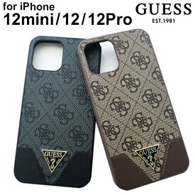 iPhone 12 ケース GUESS iPhone12mini iPhone12Pro iPhone12 モノグラム アイフォン アイフォン12 アイフォン12 プロ ミニ iPhoneケース スマホケース ハード ソフト ゲス おしゃれ かわいい シンプル 公式ライセンス品