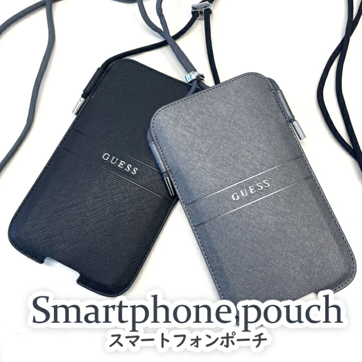 楽天市場】iPhone13 ケース スマホポーチ GUESS ポーチケース 肩掛け 