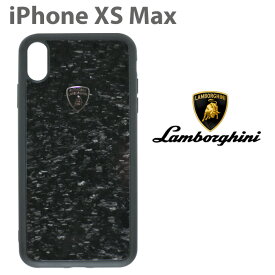 iPhone XS Max ケース 背面 ランボルギーニハードケース スマホケース リアルカーボン バックカバー Lamborghini シンプル かっこいい メンズ ビジネス ブラック 特価 SALE