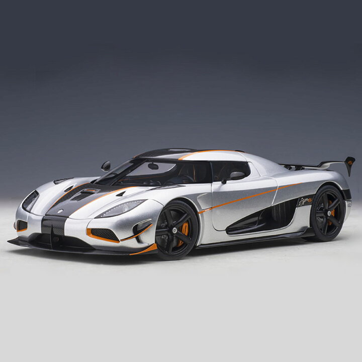 楽天市場】ミニカー 1/18 ケーニグセグ アゲ—ラ RS メタリック 