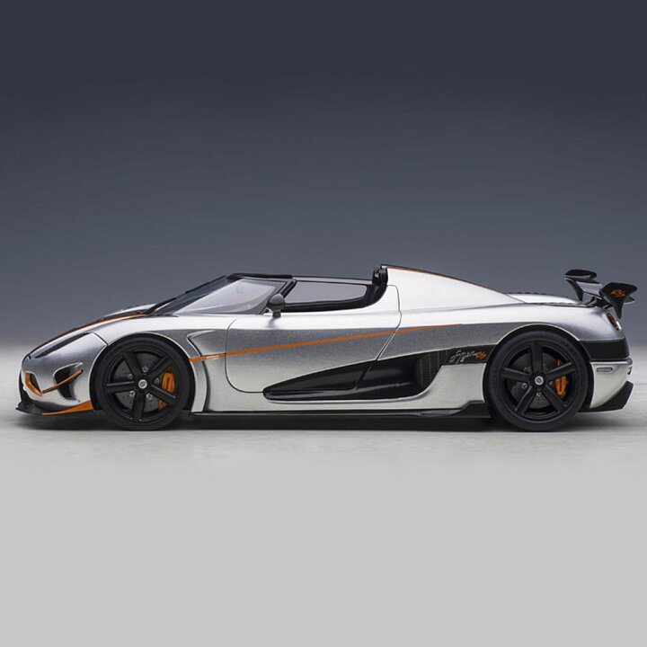 楽天市場】ミニカー 1/18 ケーニグセグ アゲ—ラ RS メタリック 
