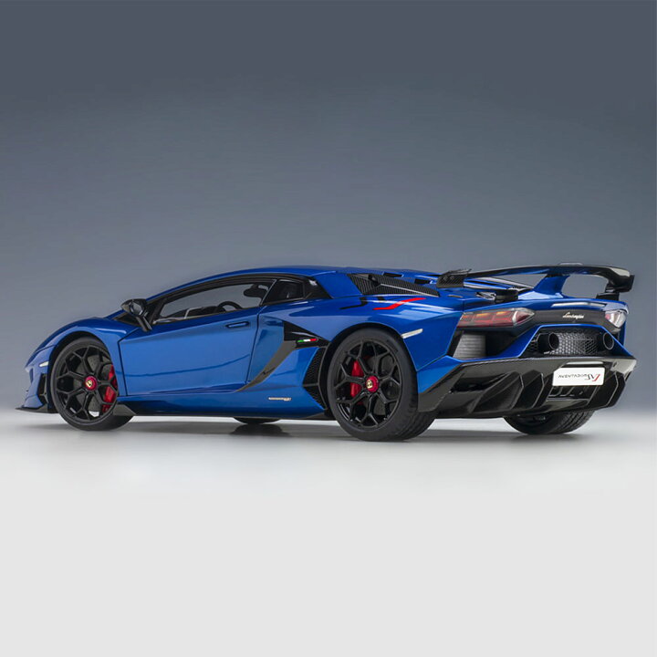 楽天市場】ミニカー 1/18 ランボルギーニ アヴェンタドール SVJ 
