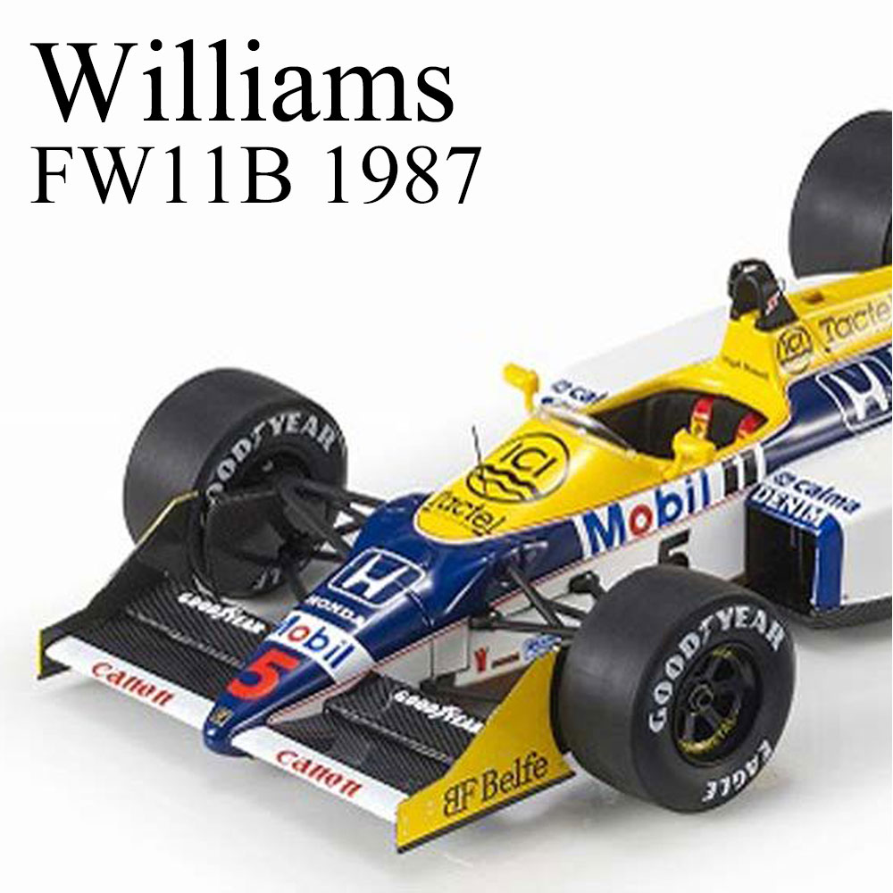 楽天市場】ミニカー 1/18 ウィリアムズ FW11B 1987 サン マリノGP