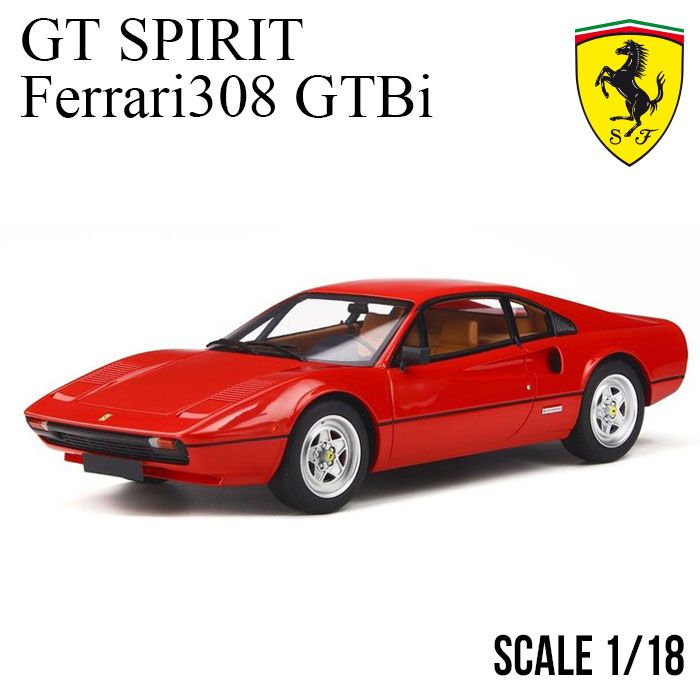フェラーリ Ferrari 1 18 ミニカー GT SPIRIT 308 プレゼント モデルカー レッド クリスマス 新作ウエア ギフト 送料無料 Red 値段が激安 GTBi