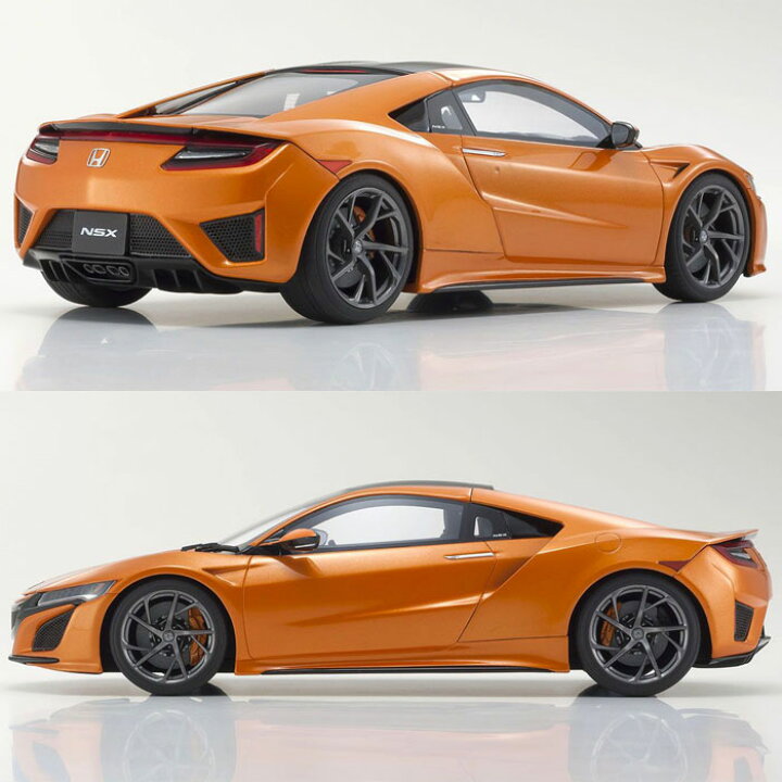 楽天市場】ミニカー 1/18 サムライ ホンダ エヌエスエックス オレンジ 