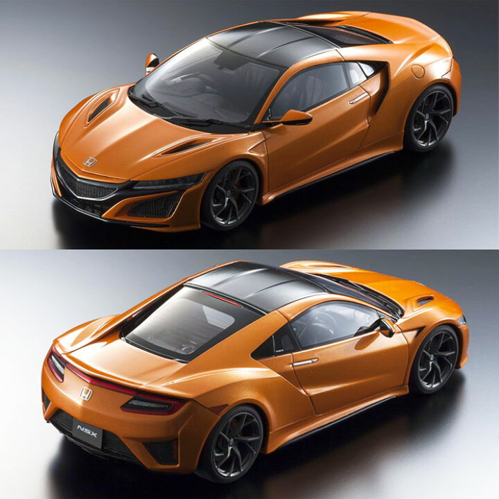 楽天市場】ミニカー 1/18 サムライ ホンダ エヌエスエックス オレンジ 