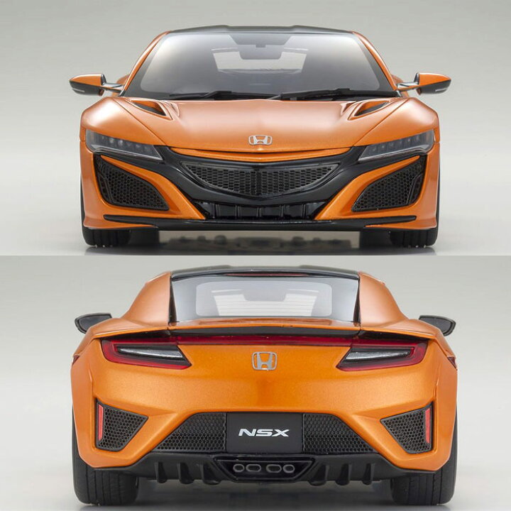 楽天市場】ミニカー 1/18 サムライ ホンダ エヌエスエックス オレンジ 