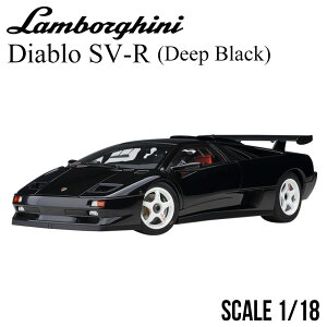 ~jJ[ 1/18 {M[j fBAu SV-R ubN I[gA[g Lamborghini Diablo SV-R DEEP BLACK fJ[ 79146