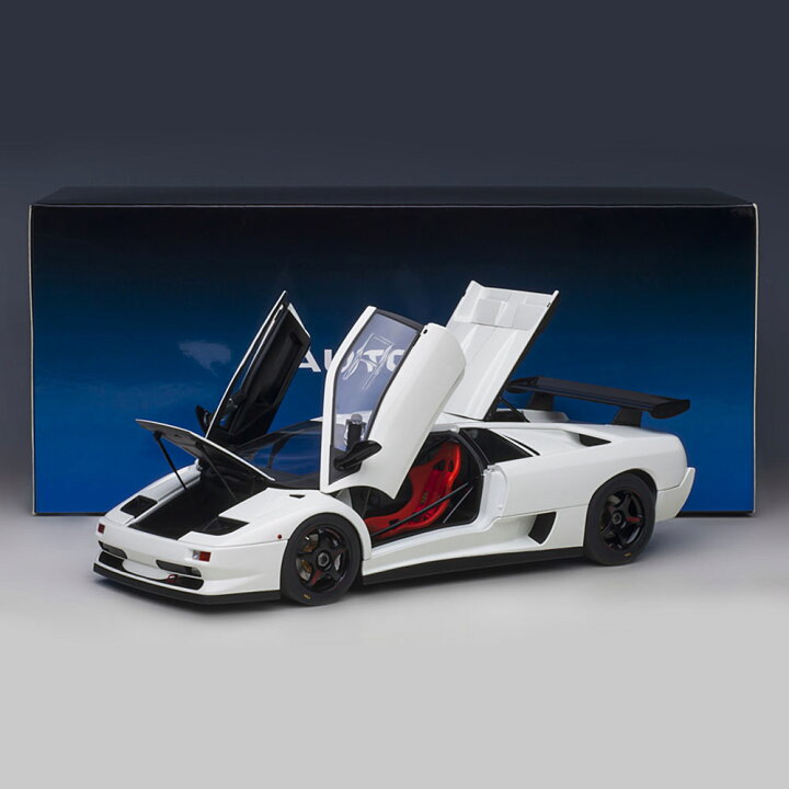 楽天市場】ミニカー 1/18 ランボルギーニ ディアブロ SV-R ホワイト 