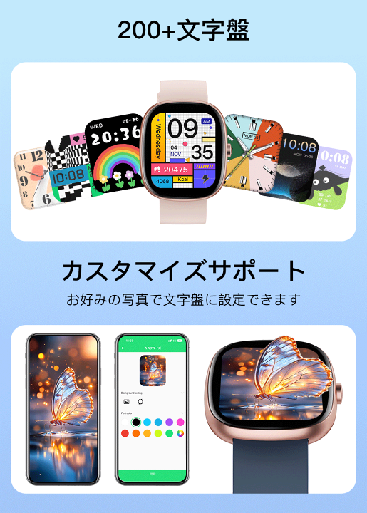 R*N様 iPhone 12 ホワイト 128GB +スマートウォッチ Amazon | スマートウォッチ iPhone アンドロイド対応【2024新登場