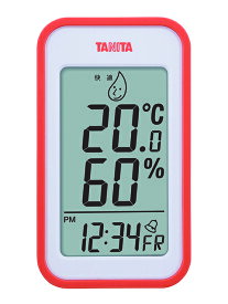タニタ　デジタル温湿度計　TT-559 オレンジ