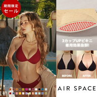 【マラソン★最大50％OFFクーポン】水着 レディース ビキニ 盛れる 選べる25色 美胸 谷間 XS-3L 三角ビキ…