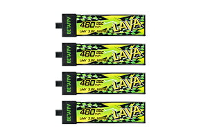 BETAFPV LAVA II 1S�o�b�e���[�y480mAh�z�y95C�z�y4�z
