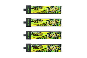 BETAFPV LAVA II 1S�o�b�e���[�y580mAh�z�y95C�z�y4�z