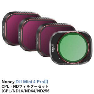 Nancy DJI Mini 4 Prop CPLENDtB^[Zbg(CPL/ND16/ND64/ND256)yDJI Mini 4 Proz
