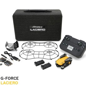 【TIMESALE】G-FORCE LACIERO 【ブラシレスモーター搭載】【プロペラガード付】カメラ付きドローン