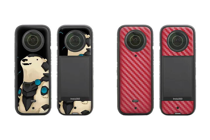 楽天市場】Nancy Insta360 X3 PVCステッカー【2種類セット】【選べる 