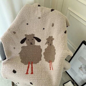 送料無料 ブランケット 子ども用 ひざ掛け 可愛い ベージュ クリスマス ニットブランケット 北欧 柔らかい ブランケット おしゃれ 大判 ブランケット 軽量 もうふ ベッドスロー マルチカバ