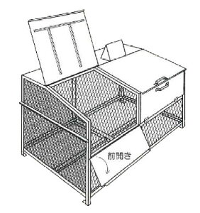 yizS~BOX G-180N XeXSUS304 W180×D90×H85cm 1223L 45Lݑ×27 18сyS~[BOX jJA ^S~ Ɩp O e Ap[g }V   J