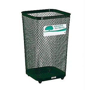 グランドコーナー 440角R32 W36.4×D36.4×H71cm 容量約103L DS1974441【角型 プレート付き 業務用分別ゴミ箱 屋外用 公園 施設 ショッピングセンター テラモト】