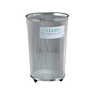 グランドコーナー430 丸ステン14 直径34.3cm×高さ63cm 容量約65L DS1993430【丸型 プレート付き 業務用分別ゴミ箱 屋外用 公園 施設 ショッピングセンター テラモト】