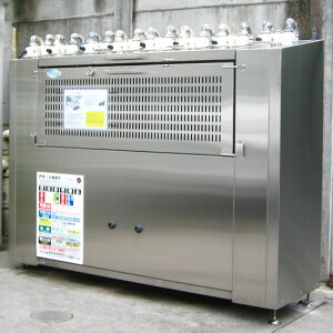 アースボックスEMDS-3(スリムタイプ) W150×D45×H110cm 580L 45Lごみ袋×約13個分 約8世帯【ステンレス製 中が見えない 業務用 ゴミステーション 大型ゴミ箱 屋外 大容量 アパート マンション 町内会