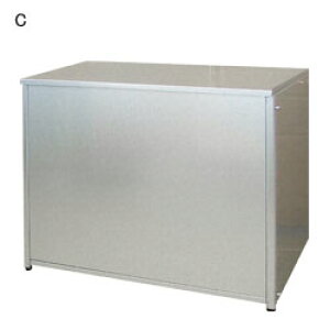 屋外ゴミ収納庫/幅88 A032【日本製 頑丈 ガルバ製 ガルバリウム製 ごみ収納庫 足立製作所】■