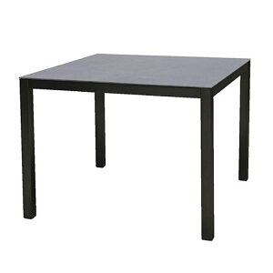 ジャティ・セラミックスクエアテーブル 990×990×745/ダークトープ 幅99cm×奥行99cm×高さ74.5cm【JATI 4本脚 角型 屋内 屋外 室内 ベランダ 高級輸入家具 ロフト 公園 エントランス リゾート ガーデ