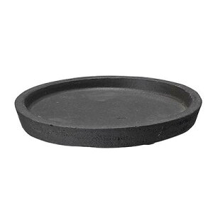 カイト ソーサー ダークブラック 25cm 4個セット EB-KS2502DB 8935078016061【ガーデン プランター ポット 鉢 おしゃれ 庭 店舗 園芸 インテリア エクステリア グリーンポット】