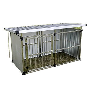 メタルテック ドッグハウス DFS-M1 ステンレス製 0.5坪