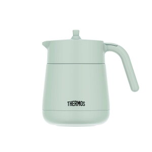 真空断熱ティーポット 700ml ライトグレー TTE-700LGY【THERMOS 保冷 保温 卓上ポット 急須 魔法びん】