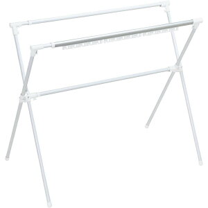 セキスイ 多機能ふとんほし ホワイト FDX-100W【物干しスタンド 物干し 屋外 物干し台 折りたたみ 伸縮】