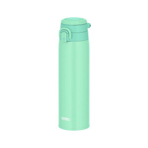 真空断熱ケータイマグ(ワンタッチ/ループ付き) 750ml ミントブルー JOS-750【THERMOS ワンタッチオープン 持ち運びループ 携帯マグ】