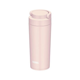 真空断熱ケータイタンブラー(ハンドル付き) 420ml ベージュピンク JOV-420【THERMOS 食洗機対応 持ち手付き 保温 保冷 水筒】