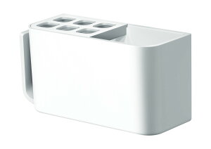 RAXE(ラックスMG) マグネット 歯ブラシラック ホワイト 5858(歯ブラシ スタンド ラック 浴室 収納 壁面 バス 磁石 白)【マグネット式歯ブラシスタンド】