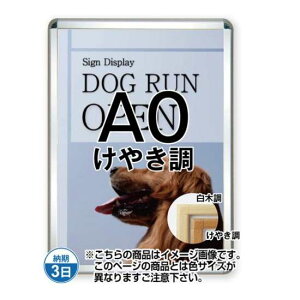 ポスターグリップ44S(屋外用) A0けやき調 TSK-PG-44S-A0K(G)【フレームサイズW892×H1239mm フレーム幅44mm 角直角タイプ ポスターフレーム 常磐精工】