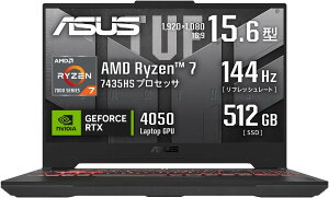 �y�V�i���J���zASUS TUF FA507NUR-R7R4050