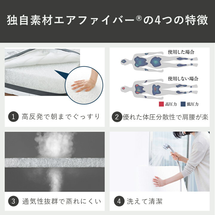 楽天市場】【P3倍☆4/15(水)20時〜4時間限定】【公式】エアウィーヴ 
