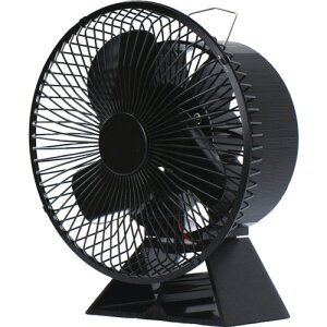 サンコー 熱の力で回転!ストーブ用ファン「熱風サーキュレーター ガード付き」 STBFANHBK 571-2256