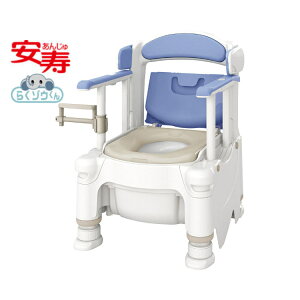 安寿 ポータブルトイレ らくゾウくん FX-30 標準便座