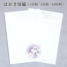 喪中 寒中見舞い はがき 用紙のみ 胡蝶蘭 ラン 10枚/50枚/100枚 喪中はがき 寒中 弔事 年賀欠礼 年賀状辞退 ハガキ デザイン 絵柄 台紙 無地 年末年始 花 こちょうらん ベーシック シンプル