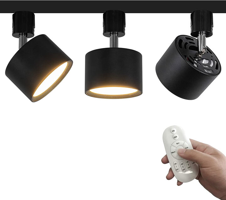 楽天市場】3個パック LED 9W ダウンライト リモコン付き 調光 調色 